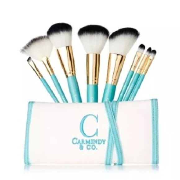 Carmindy & Co Eight Piece Makeup Brush Set NIP - Picture 1 of 3